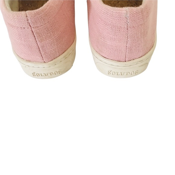 Soludos Dusty Pink Llama Slip On‎ Sneakers Shoes 8 - Picture 6 of 9